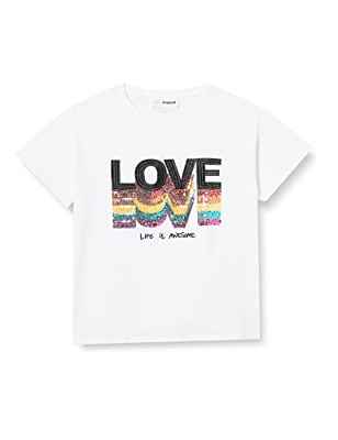 Desigual TS_Bertini Camiseta, White, 2021-11-12T00:00:00.000Z Chicas