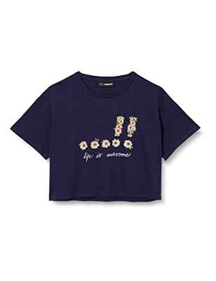 Desigual TS_Swanson Camiseta, Blue, 2021-05-06T00:00:00.000Z Chicas