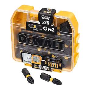 Dewalt DT70555T-QZ DT70555T-QZ-Juego de 25 Puntas IMPACT TORSION Ph2 25mm