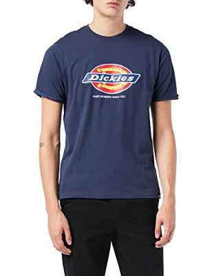 Dickies Denison T-Shirt, Camiseta Hombre, Azul (Navy Blue), M