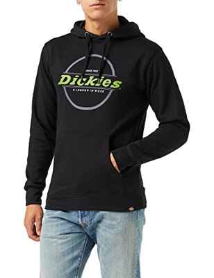 Dickies Towson Hooded Sweatshirt Sudadera con Capucha, Black, M para Hombre