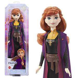 Disney Frozen 2 Anna con chaleco Muñeca con look de la película, juguete +3 años