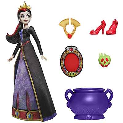 Disney Villains - La Reina Malvada - Muñeca con Accesorios y Ropa removible - Juguete Villains - A Partir de 5 años