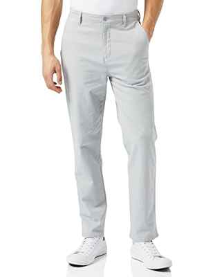 Dockers ALPHA ICON CHINO TAPERED, Pantalones para Hombre, Gris, 33W x 34L