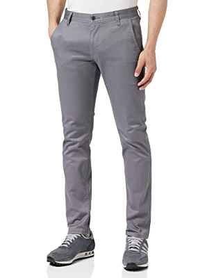 Dockers ALPHA ORIGINAL SKINNY, Pantalones para Hombre, Gris (Burma Grey), W34/L34