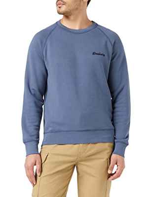 Dockers ICON CREWNECK SWEATSHIRT, Sudadera para Hombre, Azul (Vintage Indigo Graphic), M