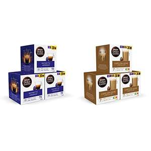 Dolce Gusto NESCAFÉ Ristretto Ardenza - x3 pack de 30 cápsulas - & NESCAFÉ Café con Leche o - x3 pack de 30 cápsulas [Total: 180 capsulas]