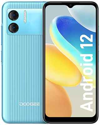 DOOGEE X98 Pro Teléfono Móvil Libre Barato 6.52" HD, Smartphone 9GB + 64GB(SD 1TB), Batería 4200 mAh Android 12 Cámara 12MP, Octa Core, Carga Rápida 10W OTG Azul