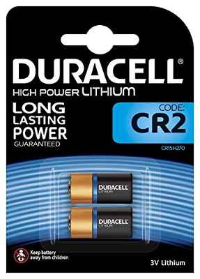 Duracell CR2 High Power - Pila de botón de litio 3V para dispositivos electrónicos, 2 unidades