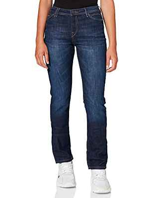 edc by Esprit 991CC1B327 Jeans, 901/Blue Dark Wash, 28W x 30L para Mujer