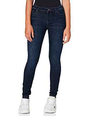 edc by Esprit 991CC1B328 Jeans, Blue Dark Washed, 25W / 34L para Mujer