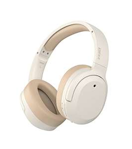 Edifier W820NB Plus Auriculares con Cancelación Activa de Ruido Híbrida - Códec LDAC - 49horas - Bluetooth V5.2,Marfil