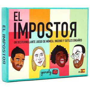 El Impostor: El desternillante Juego grupal de mímica y deducción de tamaño Bolsillo