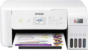 Epson EcoTank ET-2826, Impresora WiFi A4 Multifunción con Depósito de Tinta Recargable y Pantalla LCD, 3 en 1: Impresión, Copiadora