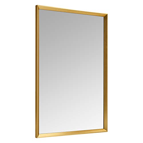 Espejo para pared rectangular, 60,9 x 91,4 cm - marco biselado