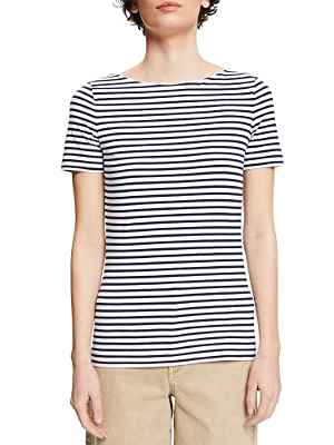 Esprit 042ee1k303 Camiseta, 100/White, M para Mujer