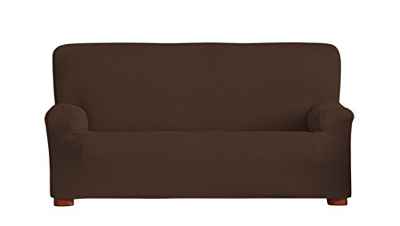 Eysa Ulises - Funda de sofá elástica, 3 plazas, Color marrón