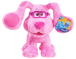 Famosa- Peluche básico de Blues Clues, tamaño 19 cm, color magenta, para todas las edades