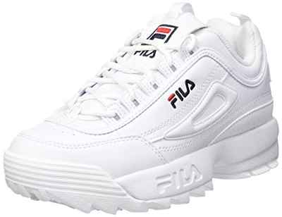 FILA Disruptor kids Zapatilla para Unisex niños, Blanco (White), 32 EU