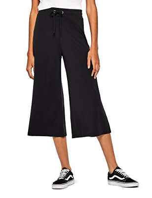 find. Falda Pantalón Fluida para Mujer , Negro (Black), 42 (Talla del Fabricante: Large)