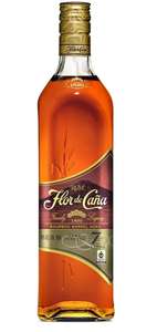 Flor de Caña Ron Dorado 7 años, Sabor Coco tostado, Vainilla e Higos, 700 ml