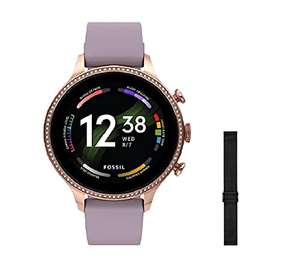 Fossil Connected Smartwatch Gen 6 con tecnología Wear OS de Google, frecuencia cardíaca, NFC y notificaciones smartwatch Correa de Reloj