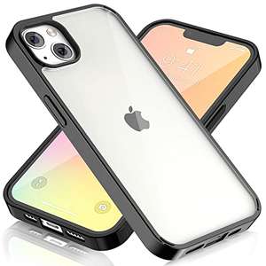 Funda Transparente para iPhone 13 Caso con Parachoques de TPU Suave Flexible, Carcasa con Antigolpes y Anti- Arañazos