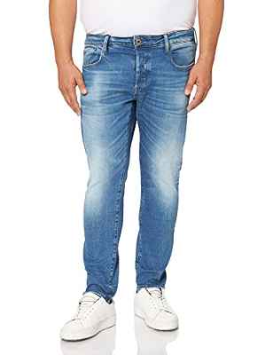 G-STAR RAW 3301 Slim 1 Jeans, Blau (lt indigo aged 8968-8436), 34W / 32L para Hombre
