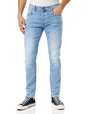 G-Star Raw 3301 Slim Jeans, Azul (Lt Indigo Aged), 36W / 34L para Hombre