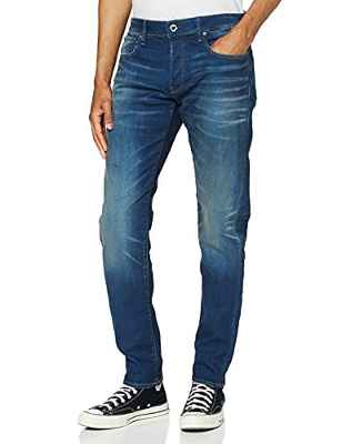 G-Star Raw 3301 Slim Jeans, Azul (Worker Blue Faded), 31W / 34L para Hombre