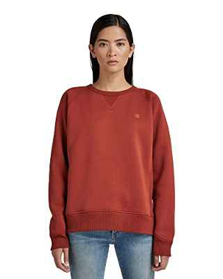 G-STAR RAW, mujer Sudadera Premium Core 2.0, Rojo (auburn C235-1199), L