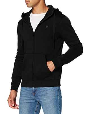 G-STAR RAW Premium Core Zip Sweatshirt, Schwarz (dk Black C235-6484), X-Small para Hombre