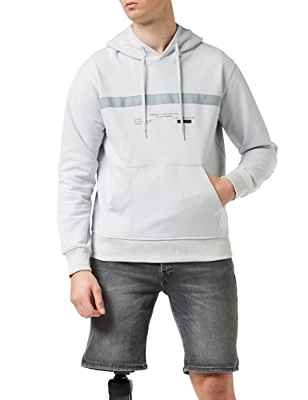 G-STAR RAW Tape Relaxed Sudadera con Capucha, Gris (Micro Chip A613-c741), M para Hombre