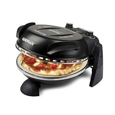 G3 Ferrari Delizia - Horno de pizza eléctrico, 1200 W, cerámica, negro