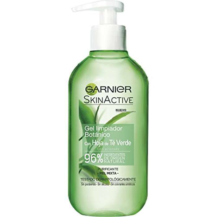 Garnier Skin Active Gel Limpiador con Hoja de Té Verde - 200 ml