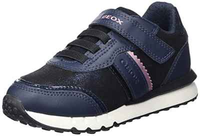 Geox J Fastics Girl B, Sneakers para Niña, Azul (Navy) , 30 EU