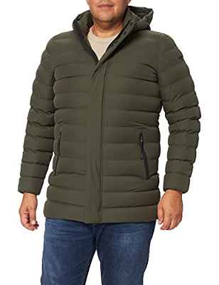 Geox M HALLSON Hombre Parka, Azul (Forest Night), 46