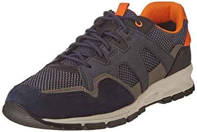 Geox U Delray, Zapatillas Hombre, Azul Marino, 40 EU