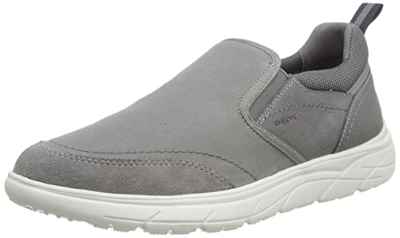 Geox U Portello, Zapatillas Hombre, Gris, 39 EU