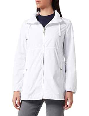 Geox W GENZIANA Chaqueta, Blanco (Brillante), 52 para Mujer