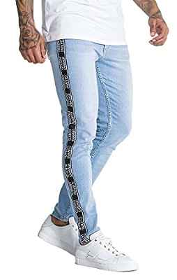 Gianni Kavanagh Light Blue Arcade Jeans, M Mens