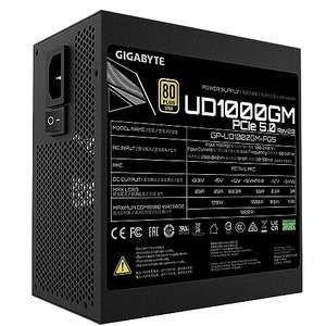 GigaByte UD1000GM PG5 (rev. 2.0) 1000W 80+ Gold Modular - Fuente de alimentación (ATX 3.0, PCIe 5.0)