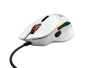 Glorious PC Gaming Race Model I - Ratón de Cable y Sensor BAMF (19 000 PPP)Apoyo Especial para el Pulgar y Botones Laterales Intercambiables