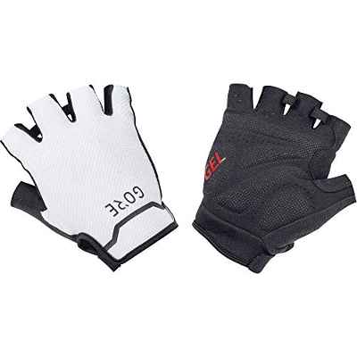 GORE WEAR C5 Guantes Cortos, 7, Negro/Rojo