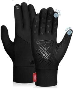 Guantes Invierno Termicos por Hombre y Mujer, Guantes Moto a Prueba de Viento, Guantes Pantalla Táctiles Antideslizantes