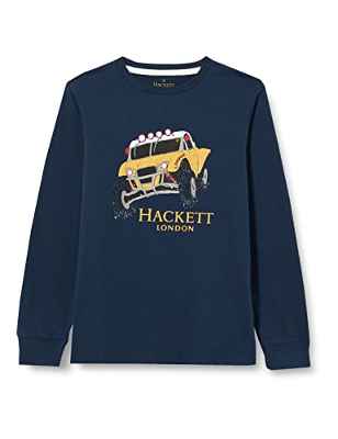 Hackett London Hackett Snow Buggy, Camiseta Niños, Azul Marino, 13 años