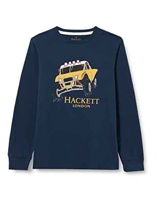 Hackett London Hackett Snow Buggy, Camiseta Niños, Azul Marino, 7 años