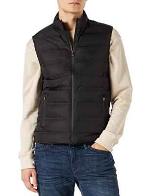 Hackett London LW Gilet Chaqueta, Negro, XXXL para Hombre