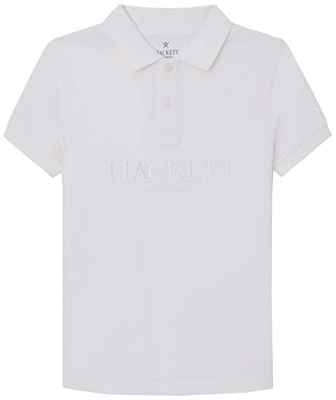 Hackett London Polo Hackett LDN Camiseta, Blanco, 13 Años para Niños