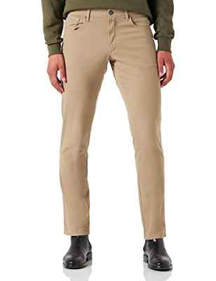 Hackett London Texture 5 Pkt Pantalones, Color Pardo, 32W / 34L para Hombre
